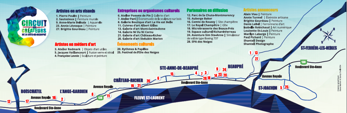 Circuit des créateurs de la Côte-de-Beaupré 2019